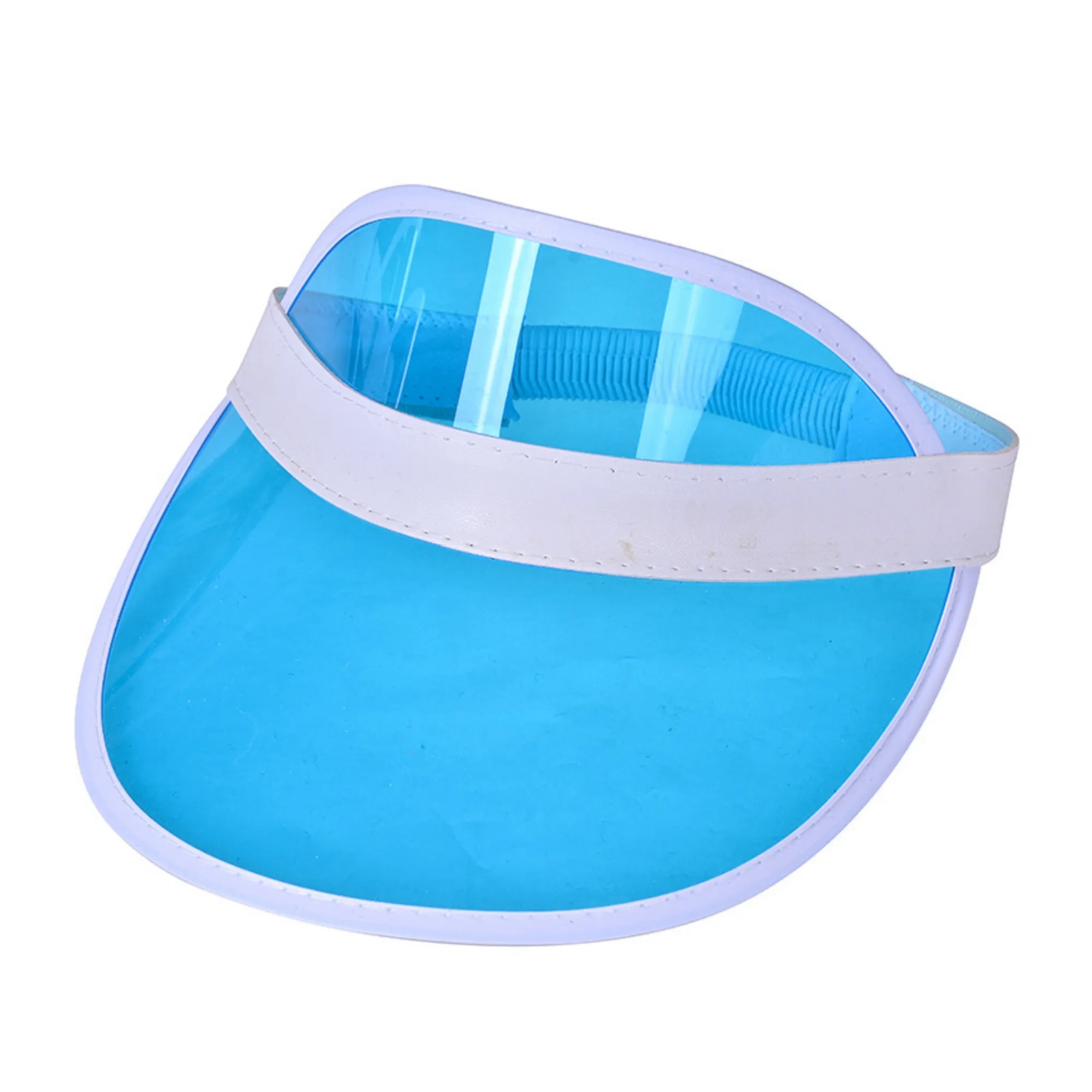 Unisex Sun Visors Plastic Clear Cap 7