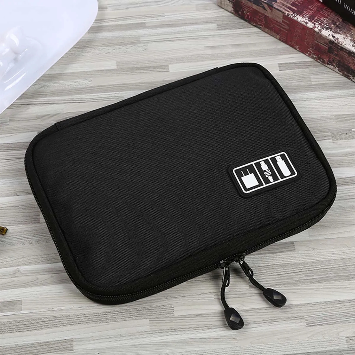 Custom Portable Reusable Travel Cable Organizer Bags Case 8