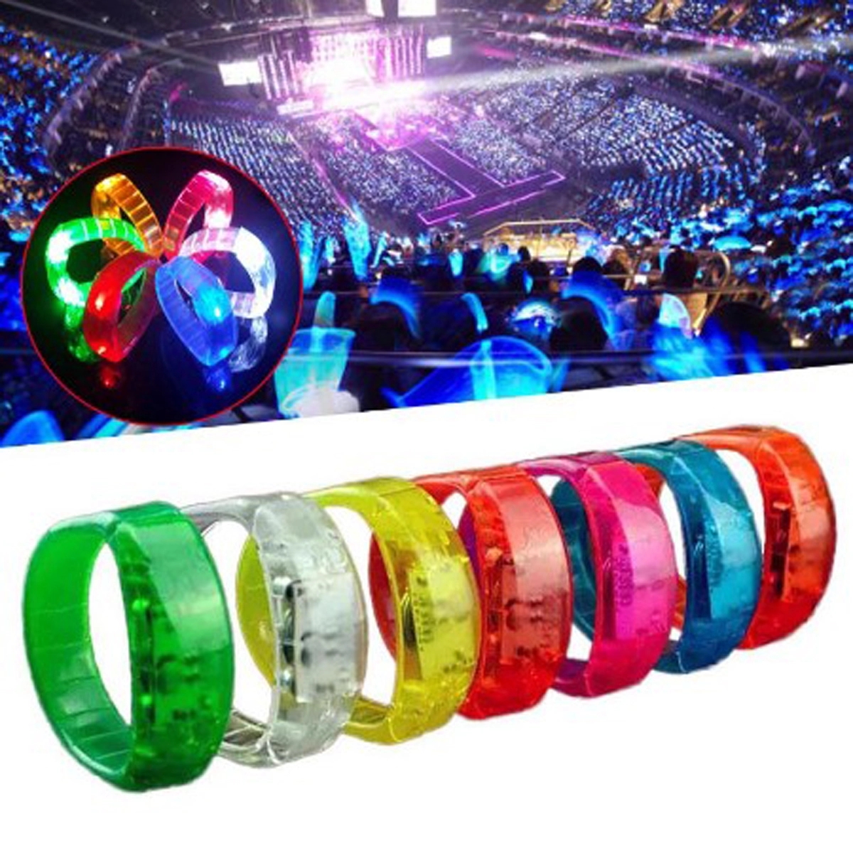 Sound Controlled Led Band Bracelets 5