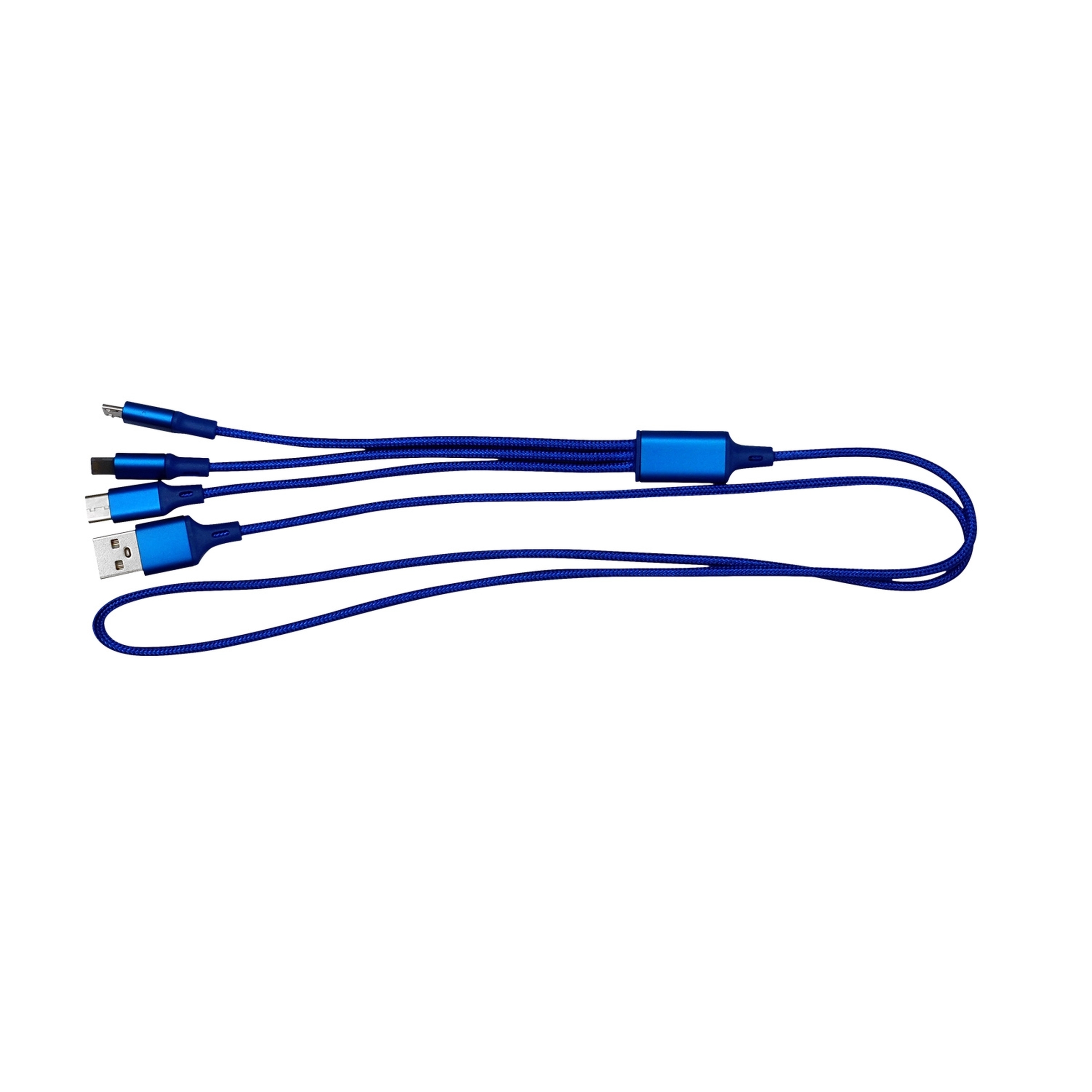 3' METALLIC 3-IN-1 CABLE WITH TYPE C US 7