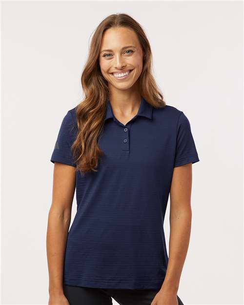 Women's Textured Stripe Polo - A707 16
