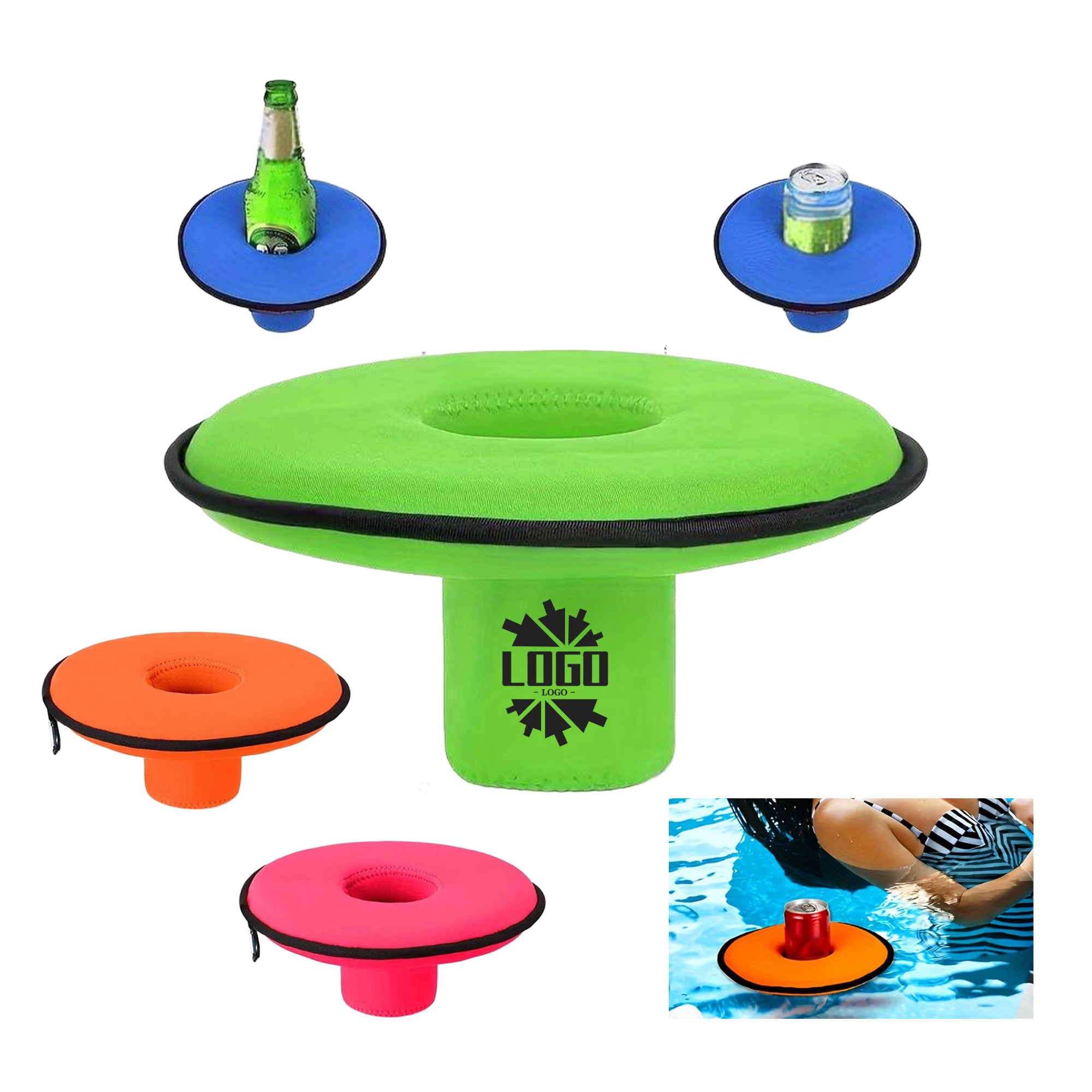 Inflatable Pool Cup Holder 2