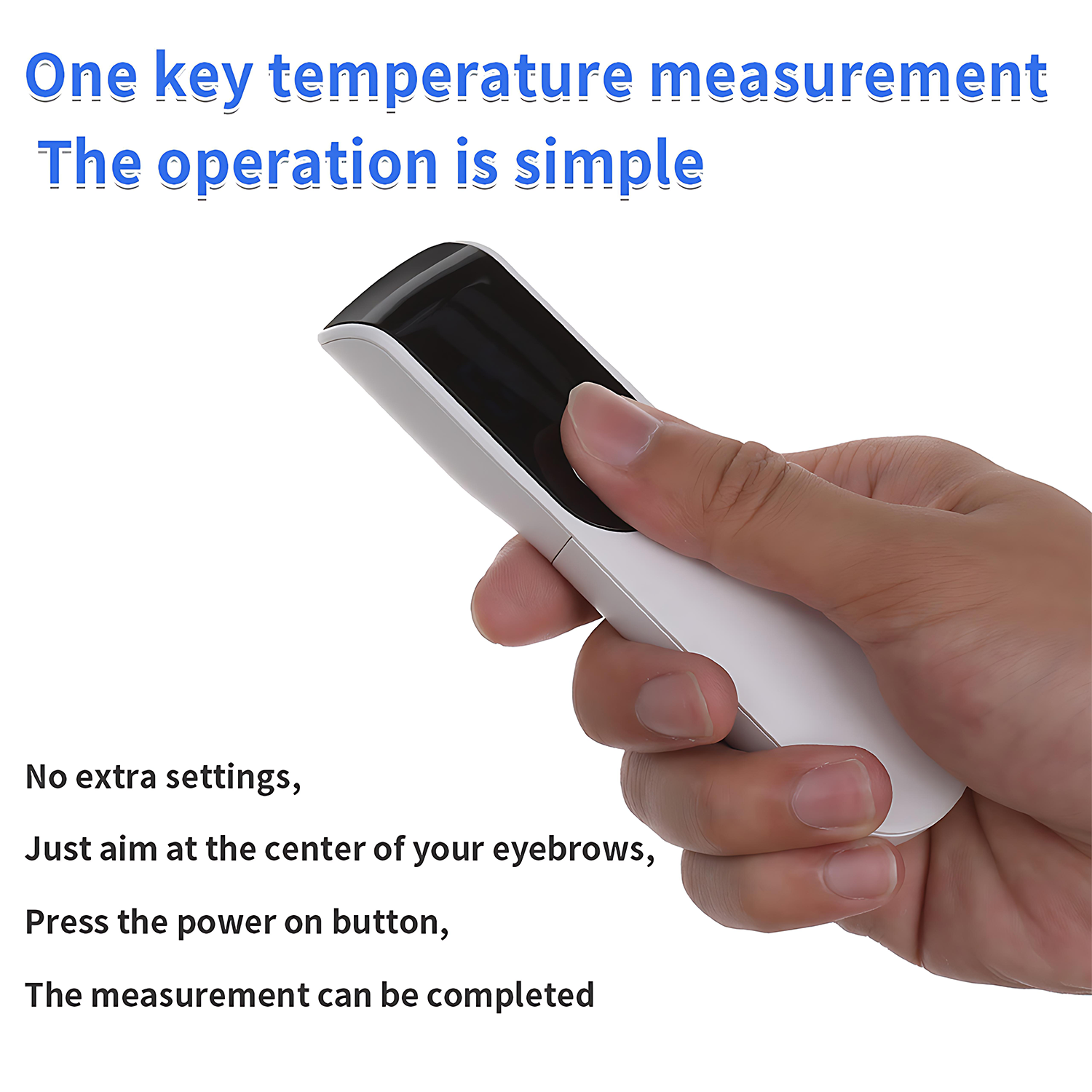 Portable Infrared Thermometer – Non-Contact & LCD Display 3