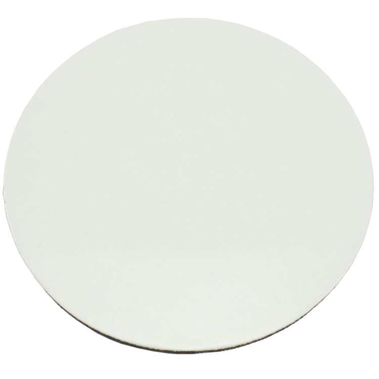 Deluxe Laminated Round Coaster w/ Black Rubber Backing