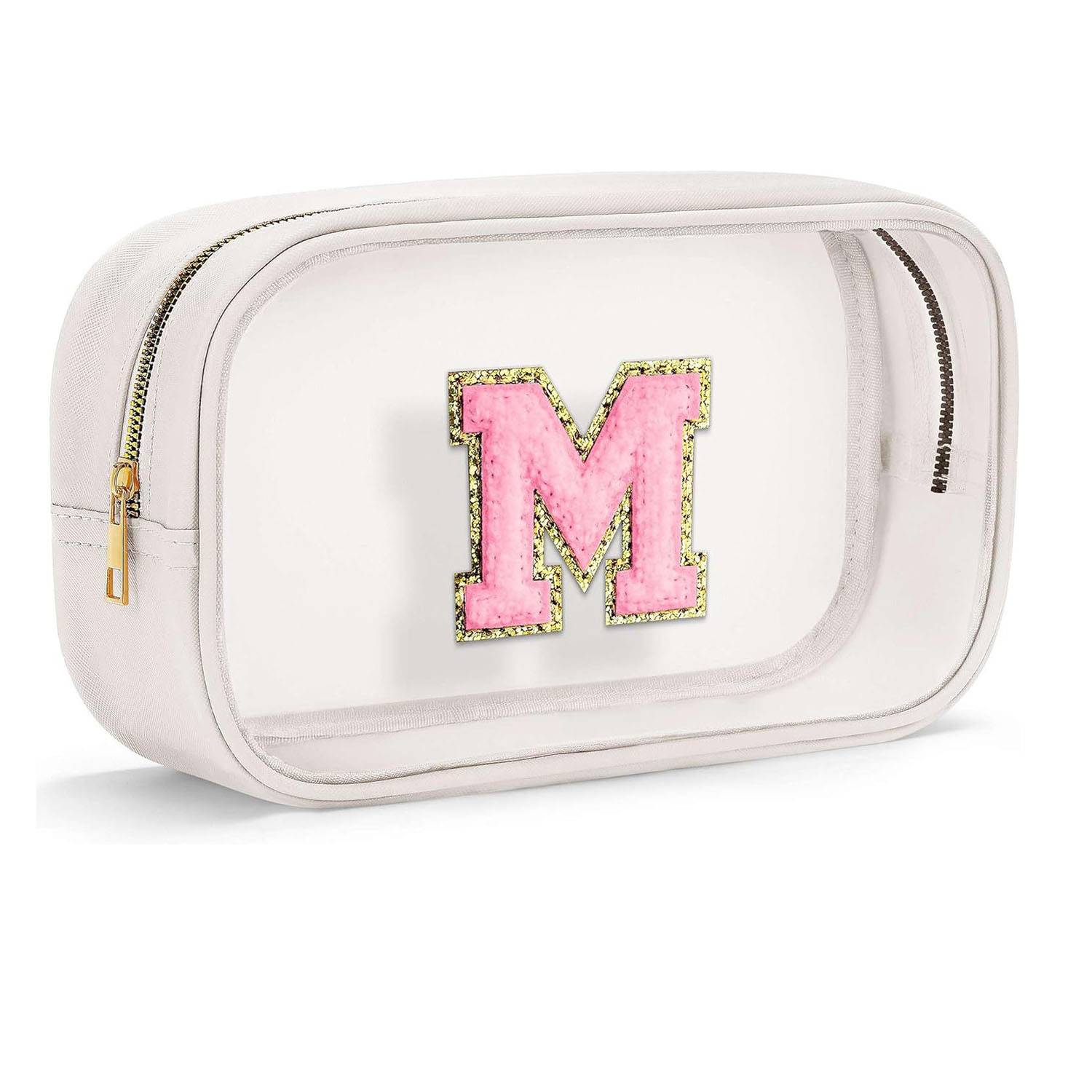 Waterproof Large Capacity PVC Letter Cosmetic Bag 2