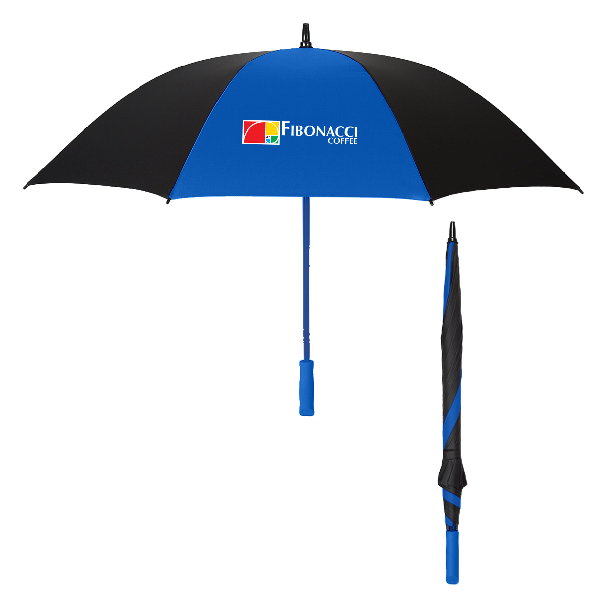 60" Arc Splash of Color Golf Umbrella 9