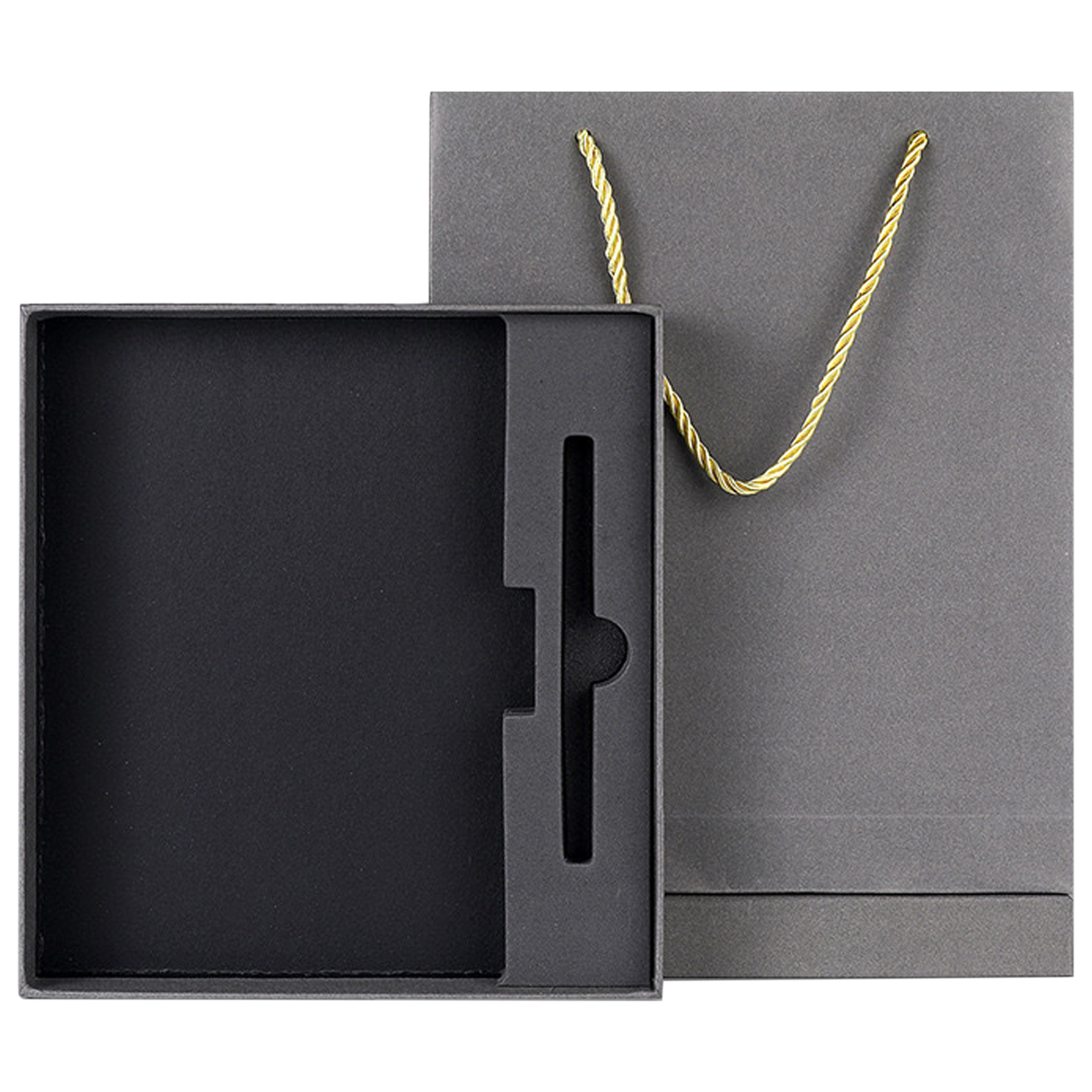 Faux Leather Business Notebook Gift Box And Bag 9