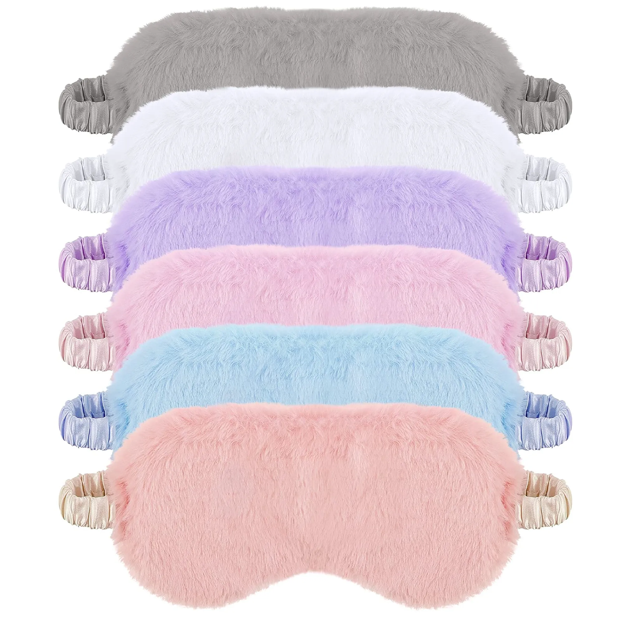 Plush Eye Mask Soft Sleeping Blindfold 4