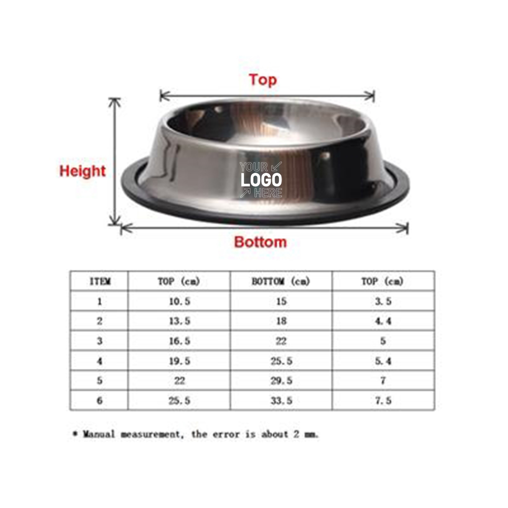 Stainless Steel Dog Cat Bowls 4