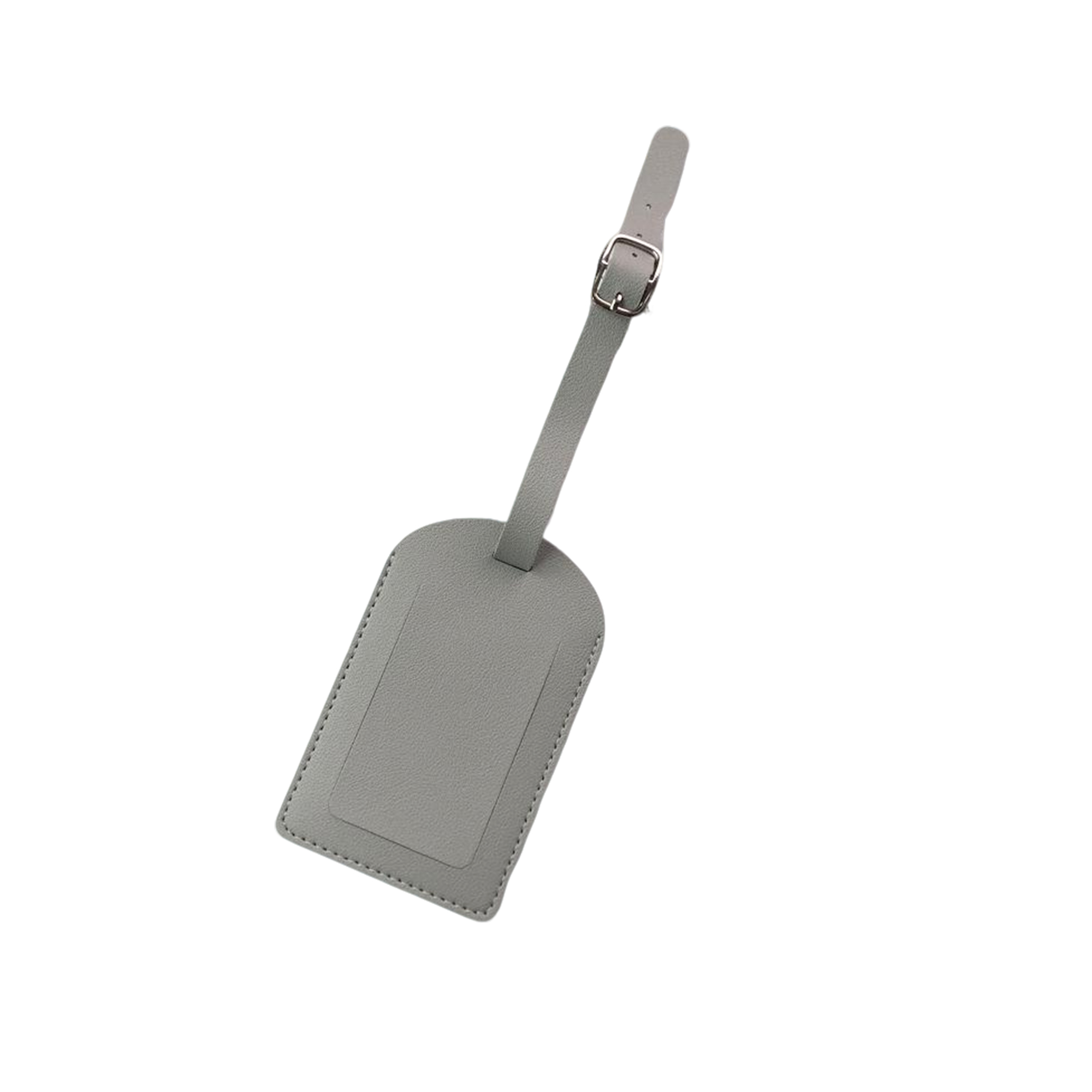 Synthetic Leather Luggage Tag With Privacy Cover And Adjustable Strap 7