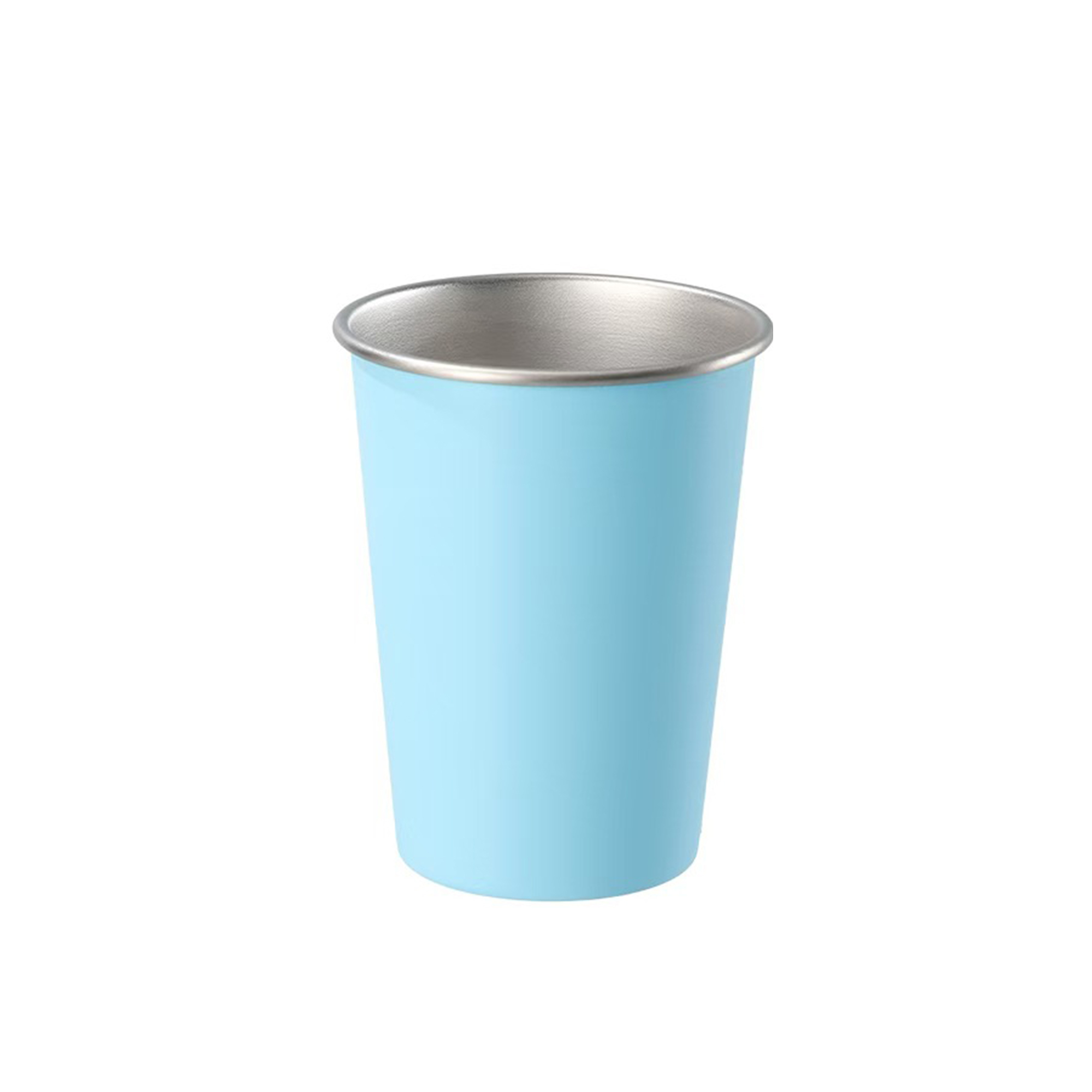 16oz Black Stainless Steel Pint Cup With Laser Imprint 9