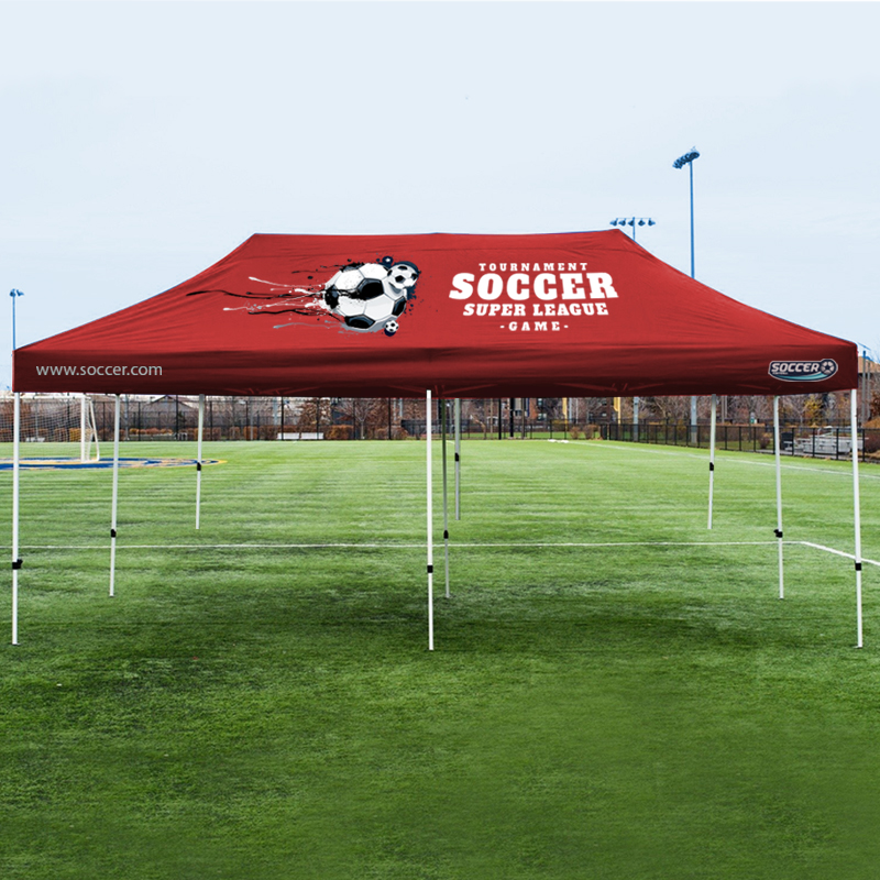 20' x 20' Pop up Canopy Tent Full-Color, Full Bleed Dye-Sublimation 7