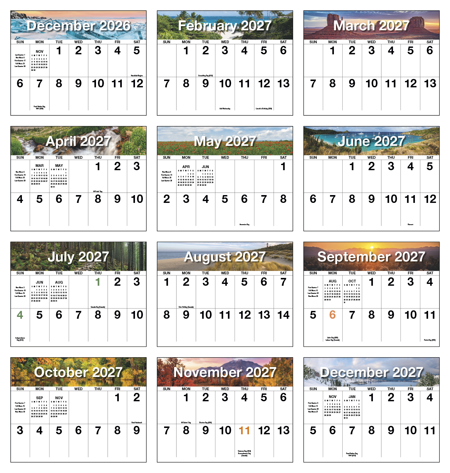 HotLine® Products Big Numbers Appointment Calendar - Stapled 44