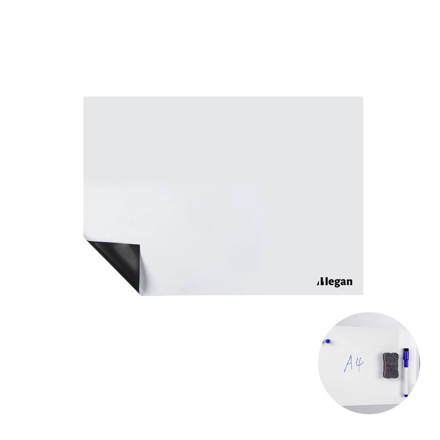 Home Office Message A4A Magnetic PET Nano Soft Whiteboard 10