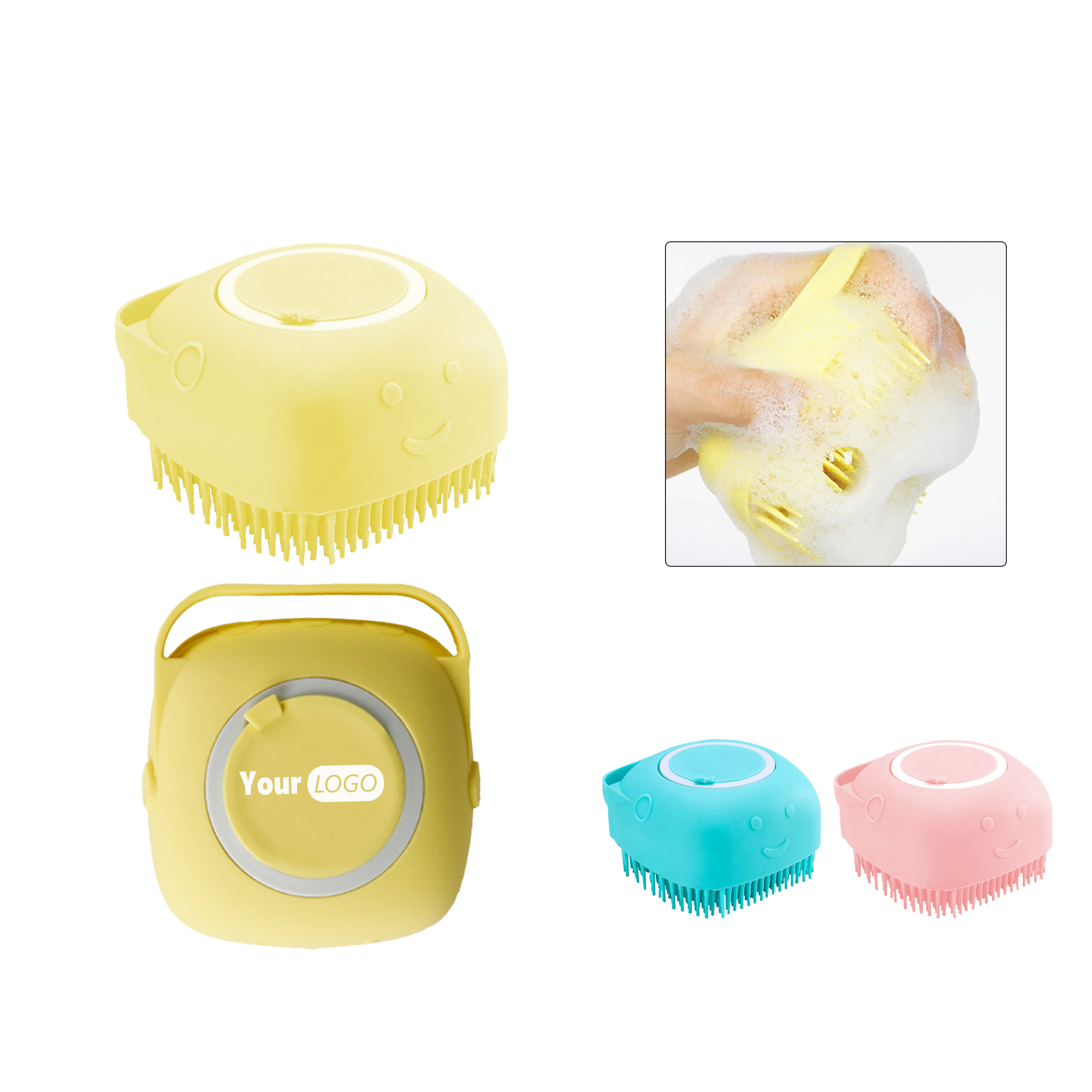 Silicone Dog Grooming Brush 2