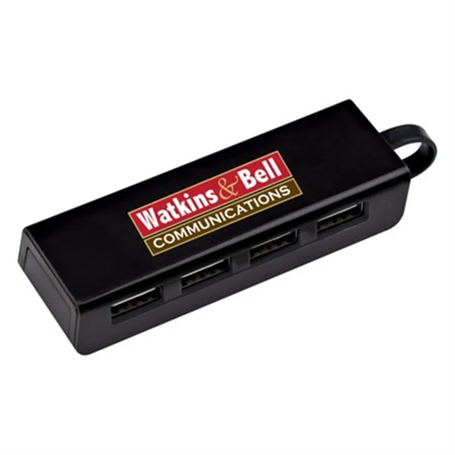 4-Port Traveler USB Hub With Phone Stand 4