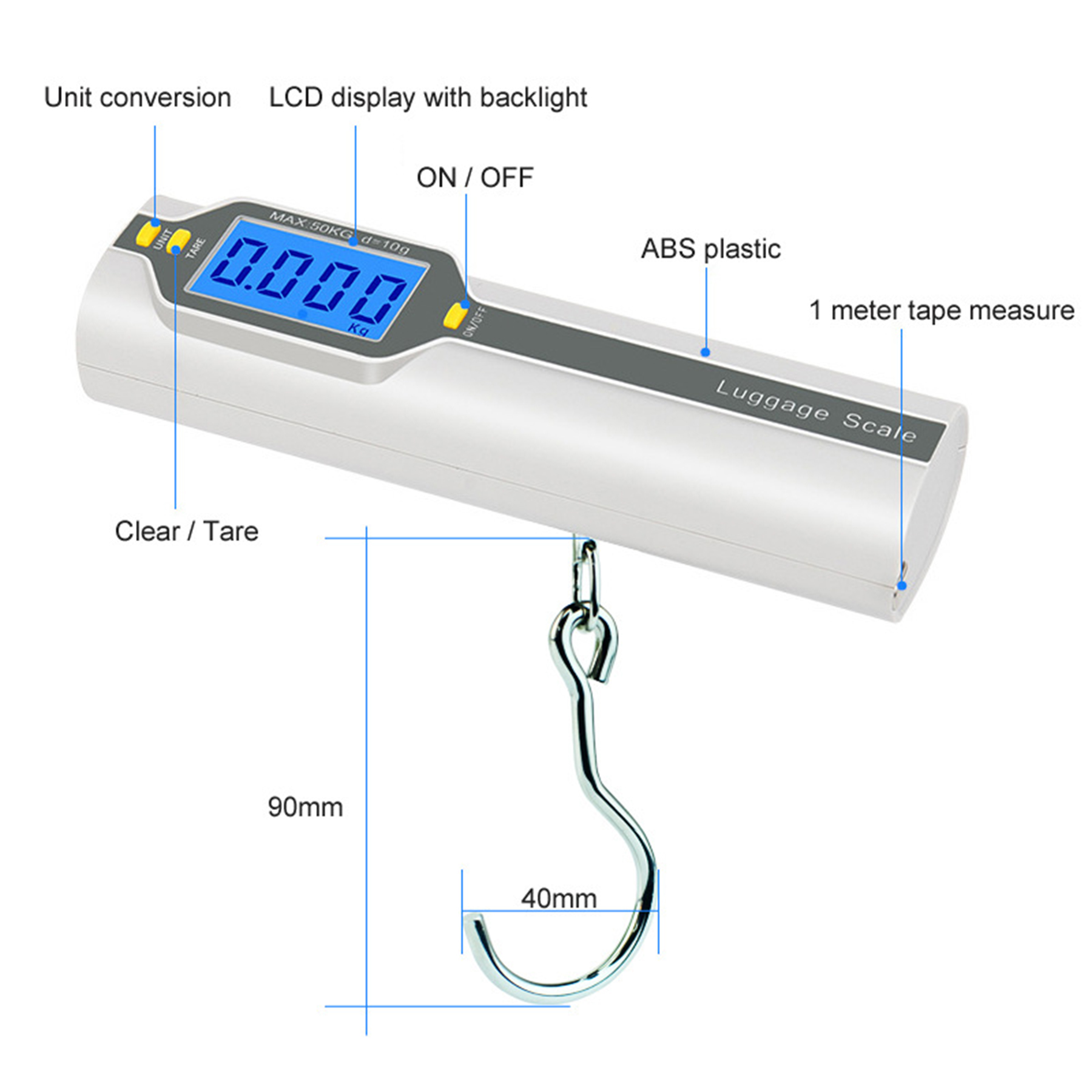 Electric Luggage Scale 2
