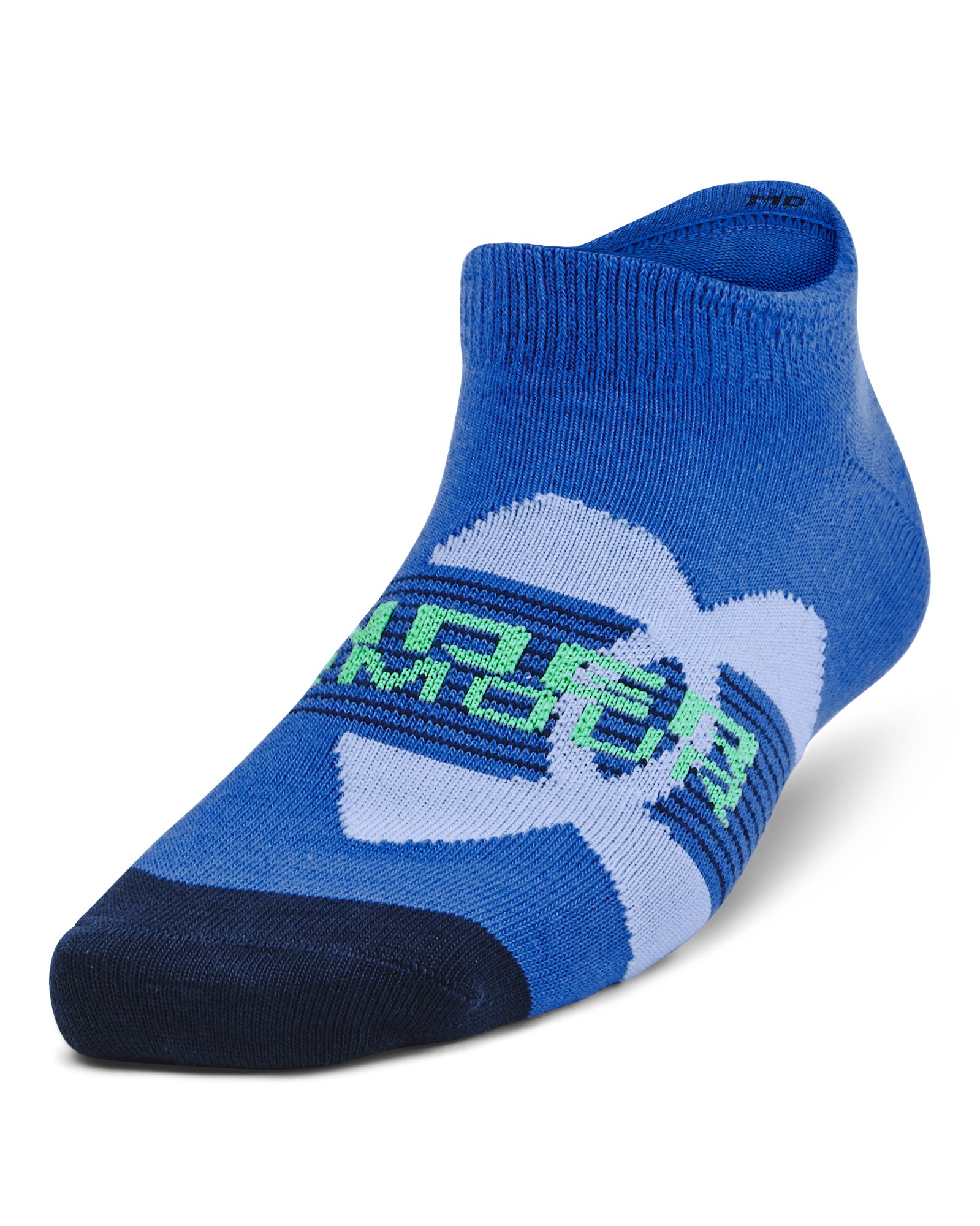 UA Essential Kids' 6-Pack No Show Socks 4