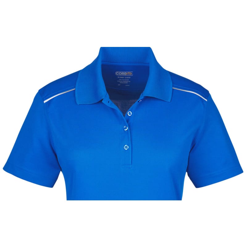 CORE365 Ladies' Radiant Performance Piqué Polo With Reflective Piping 14