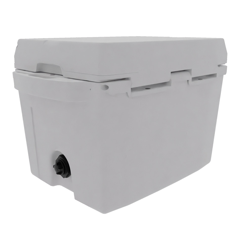 Taiga 27 Quart Cooler: Custom molded Logo, Custom PMS Color 30