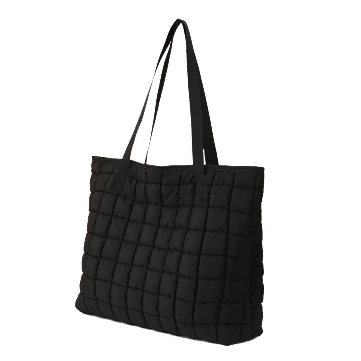 Quilted Puffer Large Tote Bag 3
