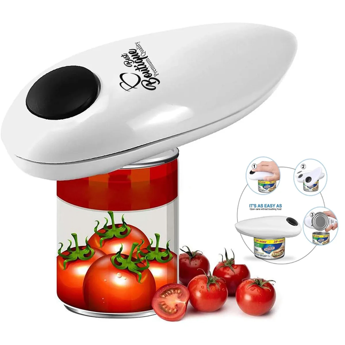 One Touch Smooth Edge Restaurant Electric Can Opener 2