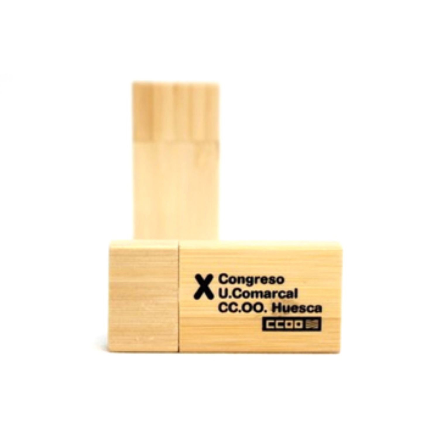 Rectangular Wooden USB Flash Drives with Magnetic Closure 5