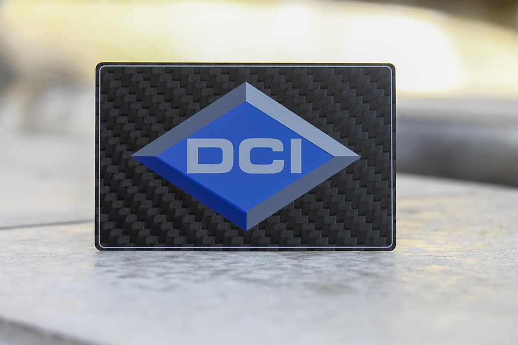 Carbon Fiber Business Cards, custom desk accessory with logo imprint 10