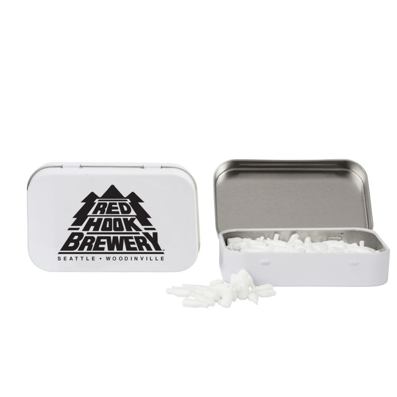Rectangular Tin with Bottle Shaped Mints 4