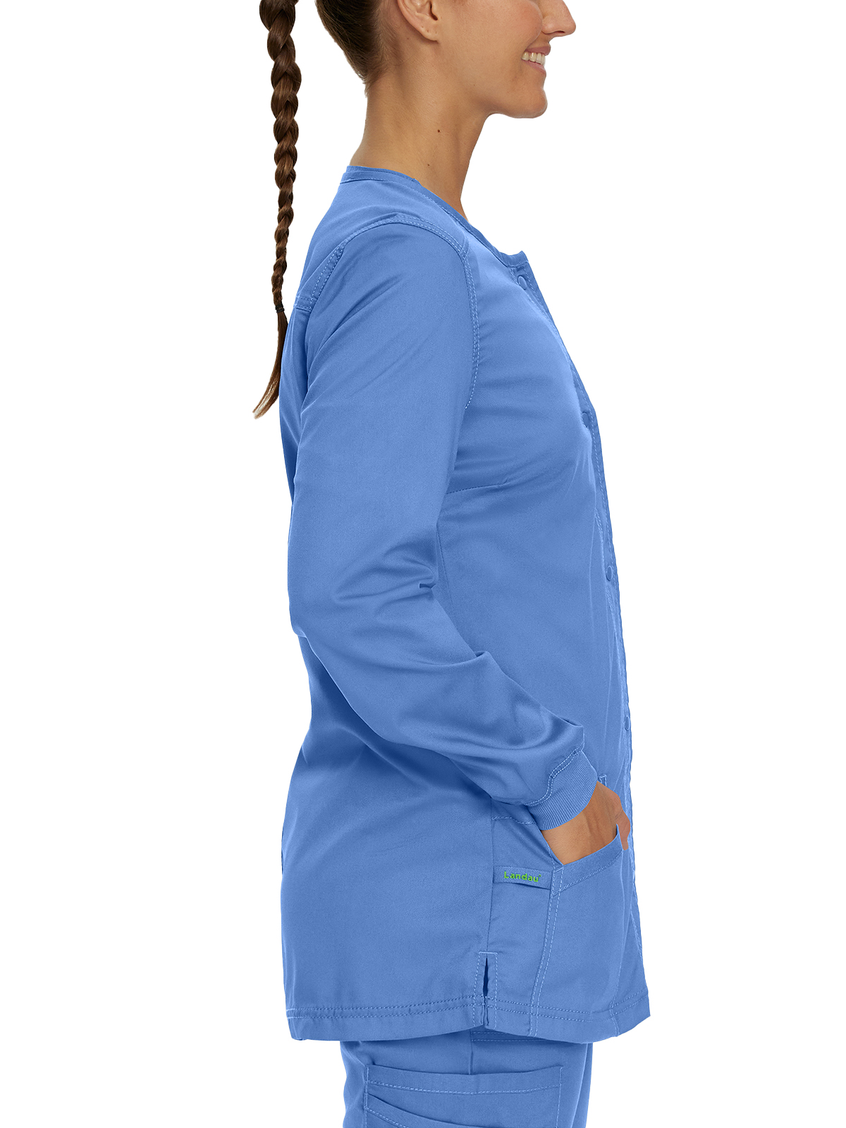 Landau - ProFlex - Women's Three-Pocket Snap Front Jacket 20