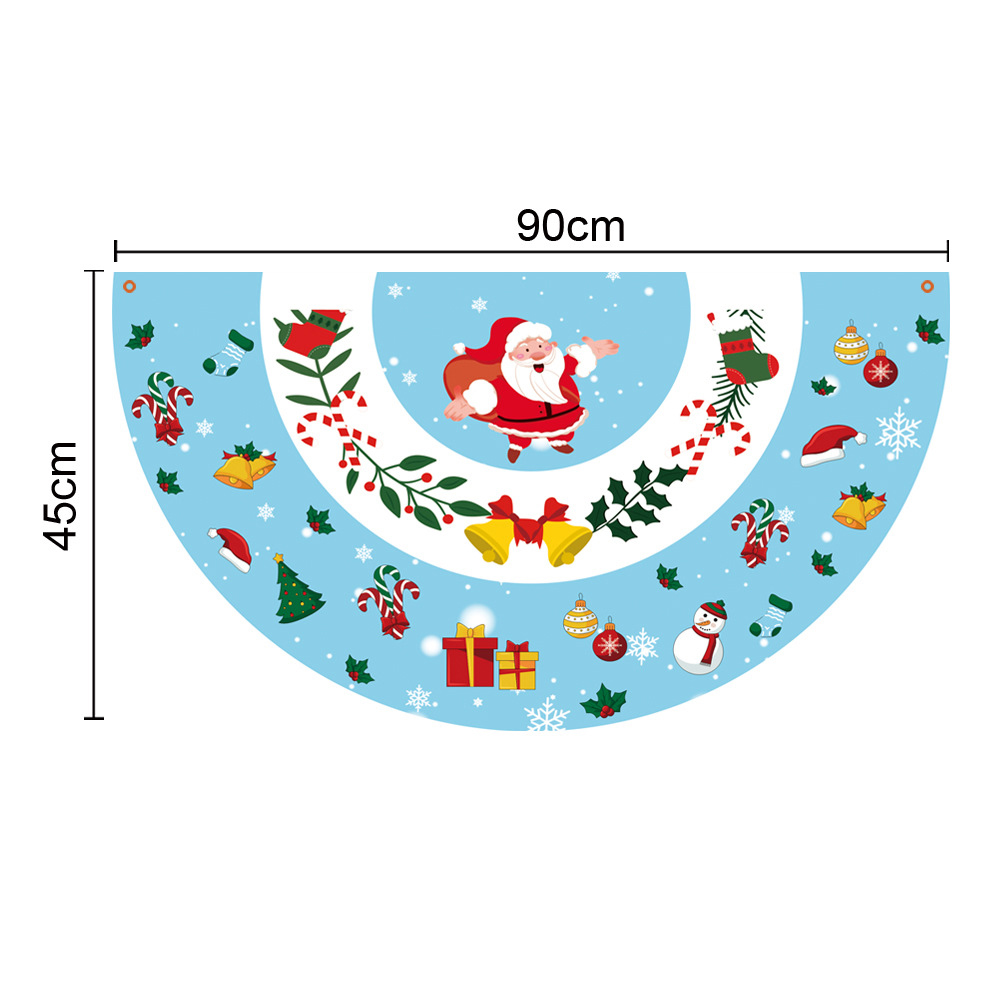 90x45CM Christmas Fan Flag 6