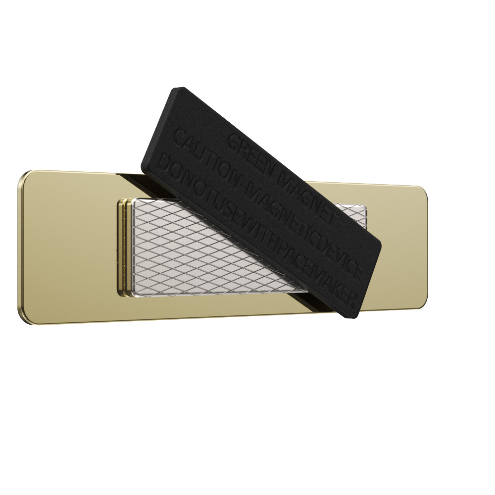 Texture Tone® Rectangle Metal Name Badge (3" x 3/4") 4