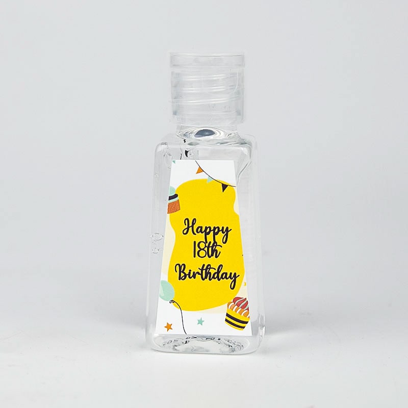 1oz Custom Hand Sanitizer Triangle Bottles 22