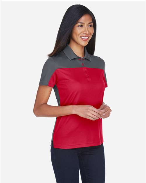 Women's Balance Colorblock Performance Piqué Polo - CE101W 30