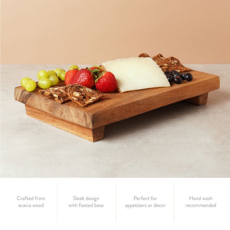 Twine Living® Acacia Footed Serve Board 9