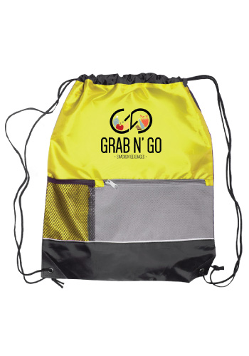 Front Pocket Drawstring Backpacks 13