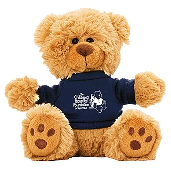 6" Plush Teddy Bear With Choice of T-Shirt Color 3
