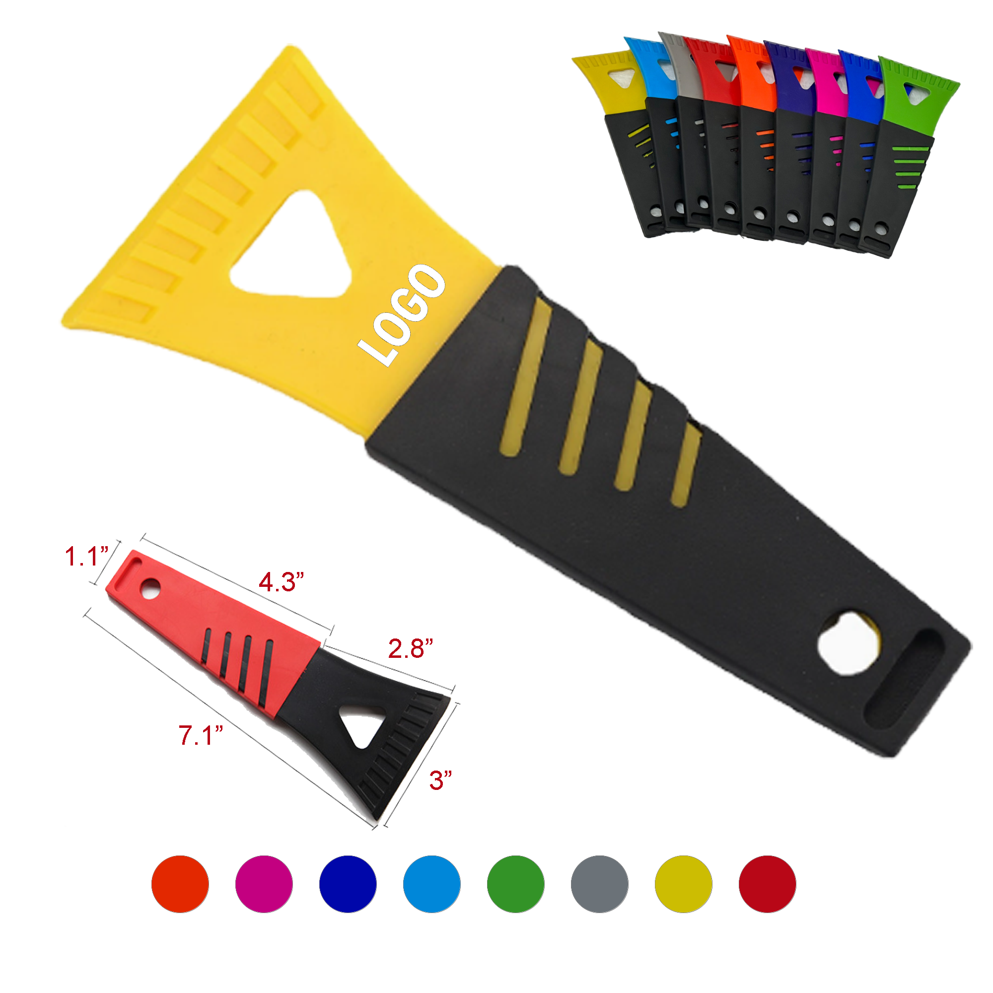 Compact Windshield Ice Scraper Tool 2