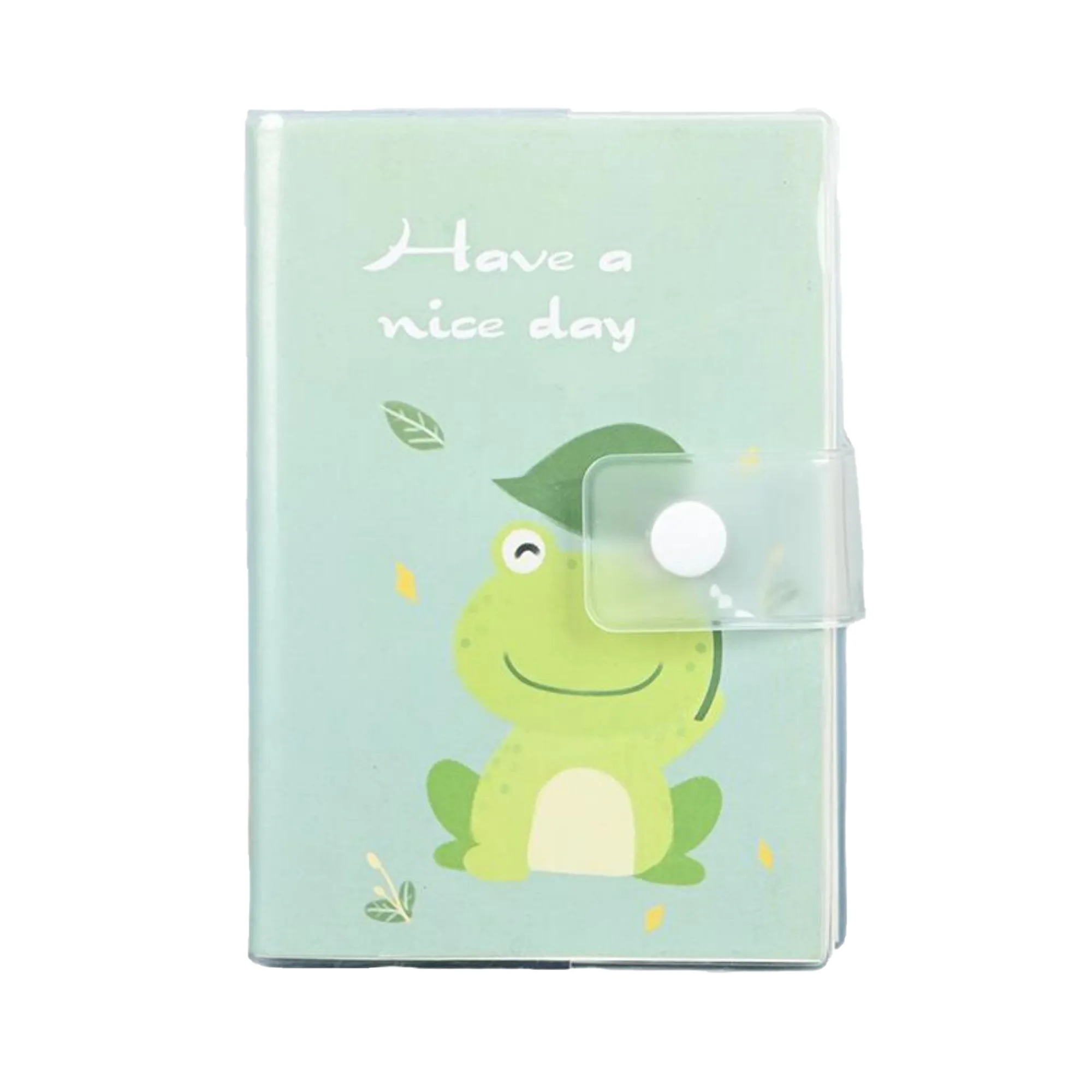 A5 PVC Waterproof Sleeve Button Notebook MOQ 100PCS 8