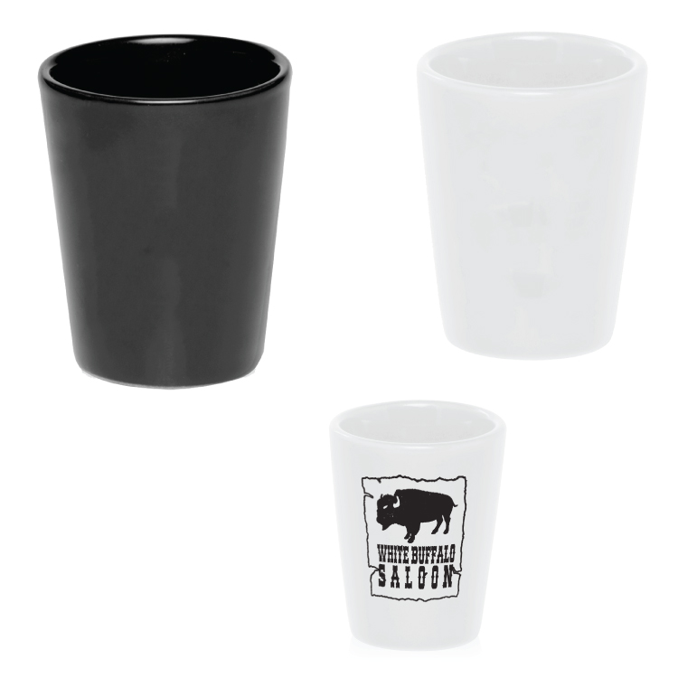 2 oz. Ceramic Shot Glass 4