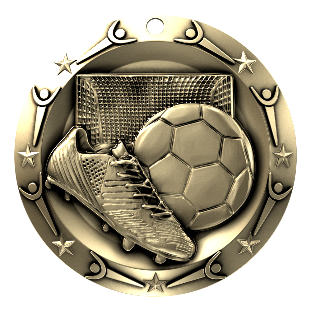 Soccer World Class Medallion (3")