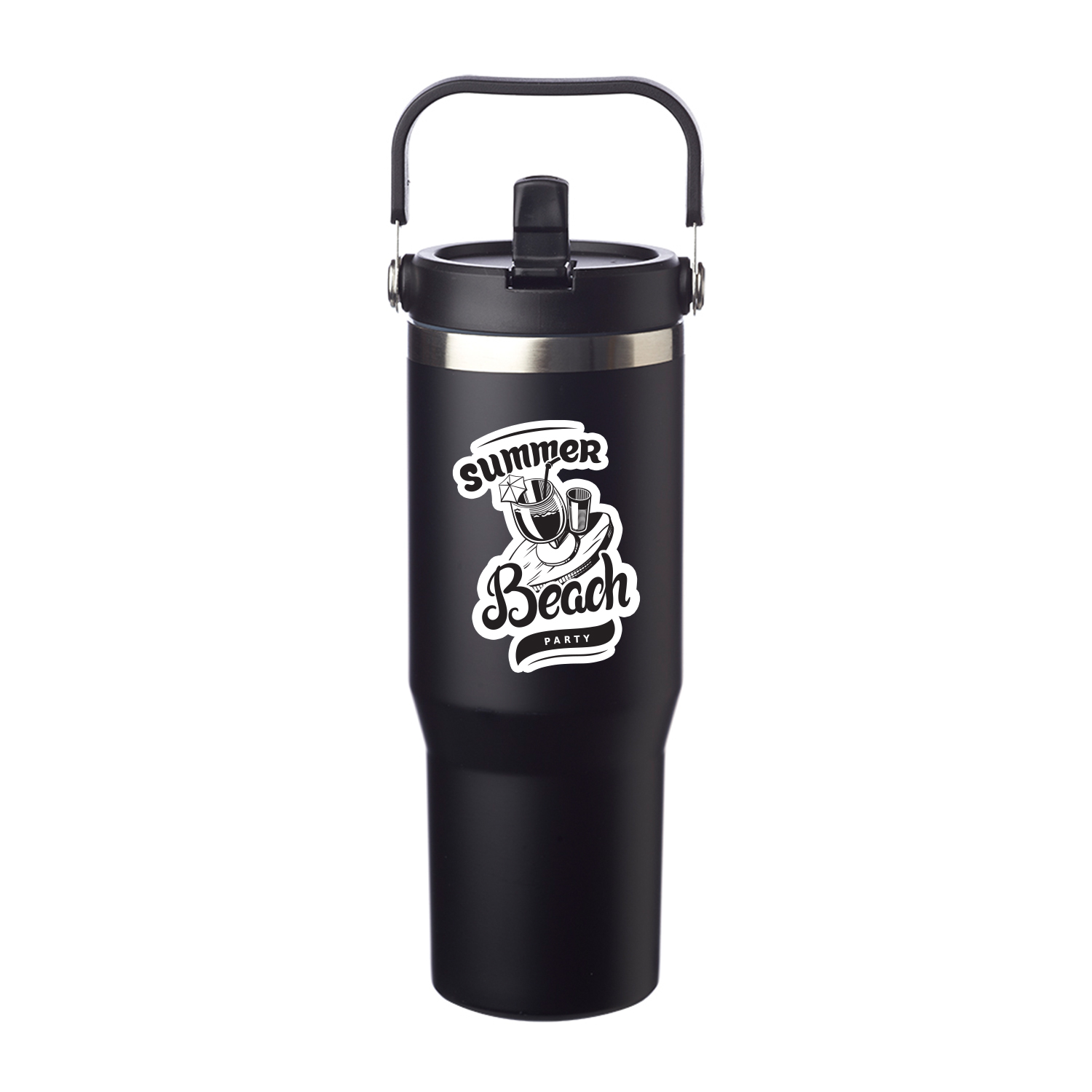 30 oz. Travel Trekker Travel Mug (2 Color Imprint) 8