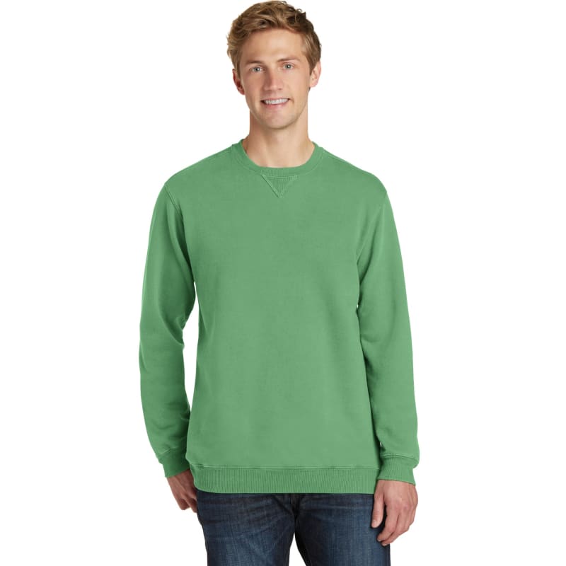 Port & Company Beach Wash Garment-Dyed Crewneck Sweatshirt, custom hoodie or sweatshirt with logo imprint 22