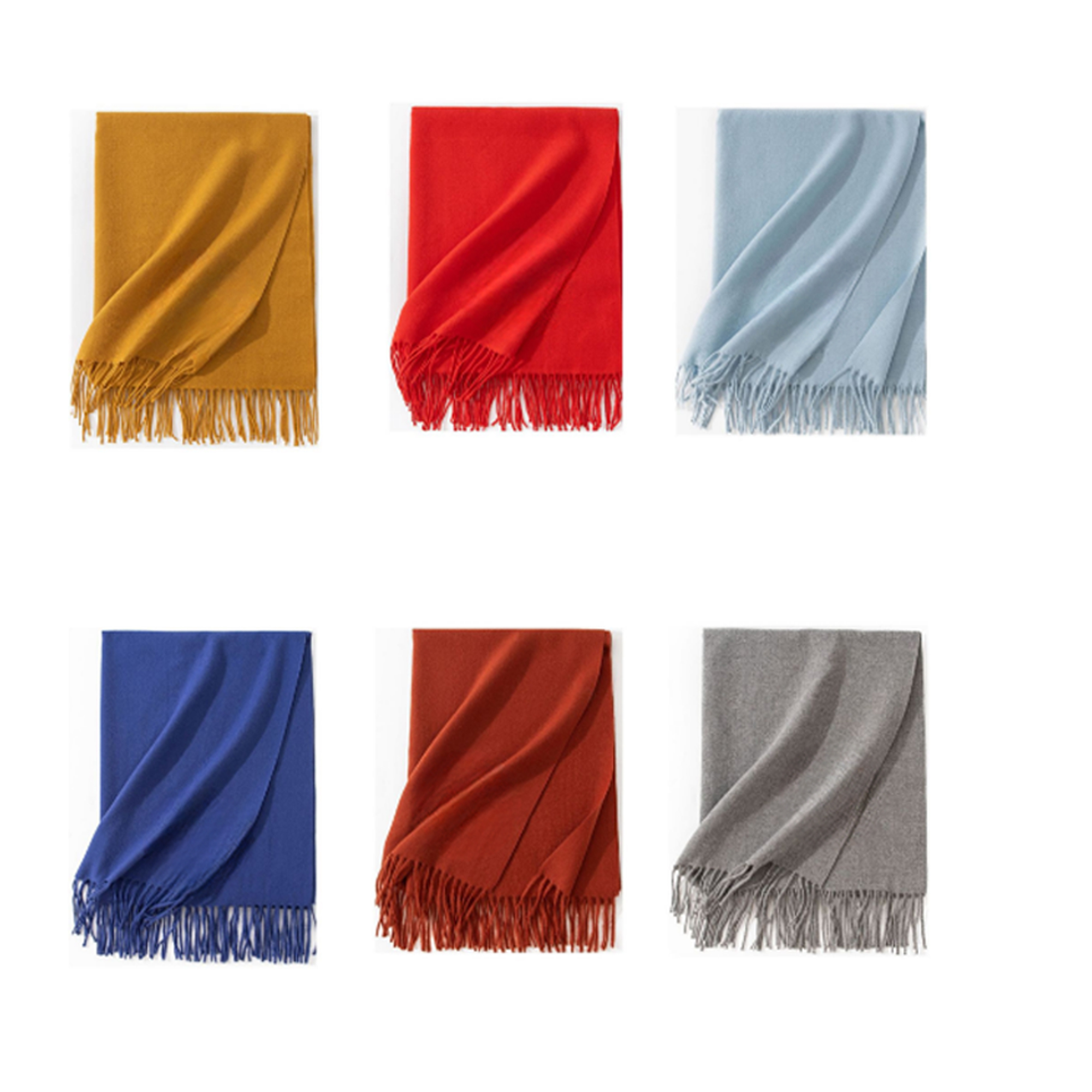 Soft Winter Women's Warm Scarf Shawl 6
