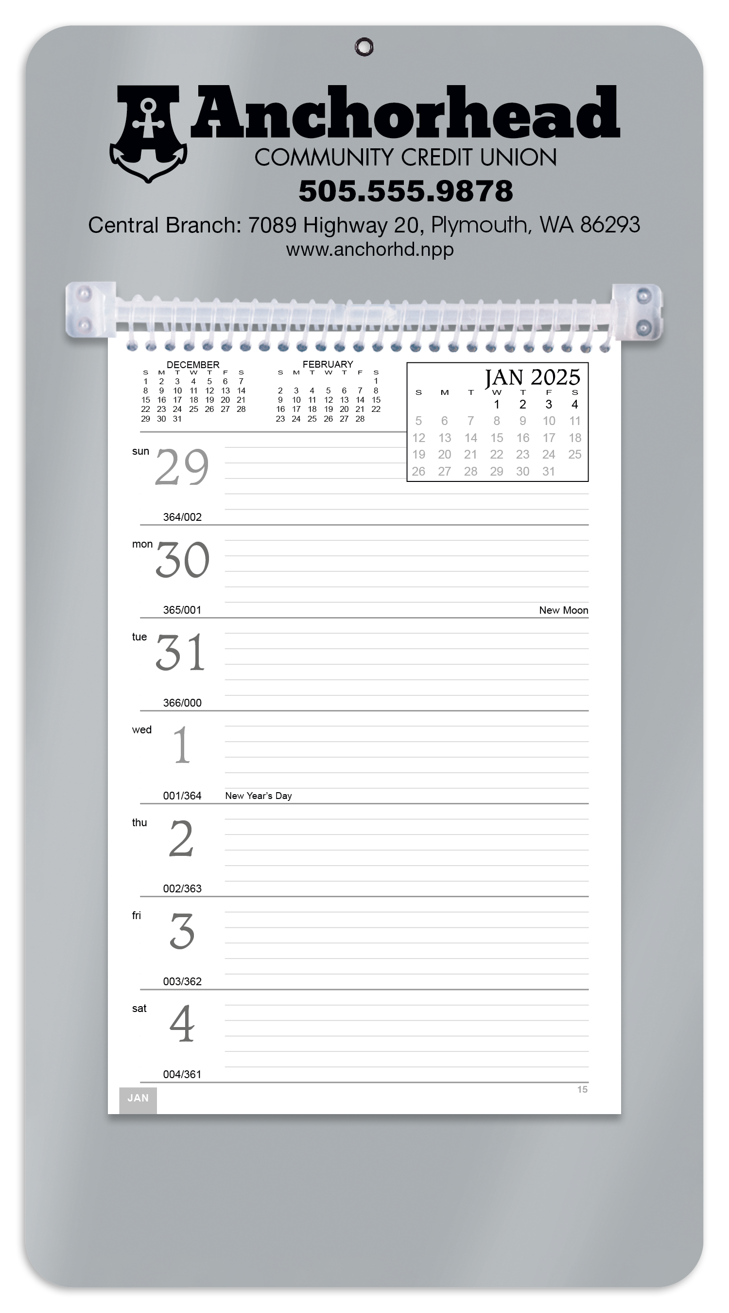 Triumph® Calendars Weekly Memo Calendar 62