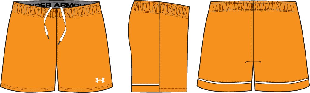 Women's UA Squad Shorts  5