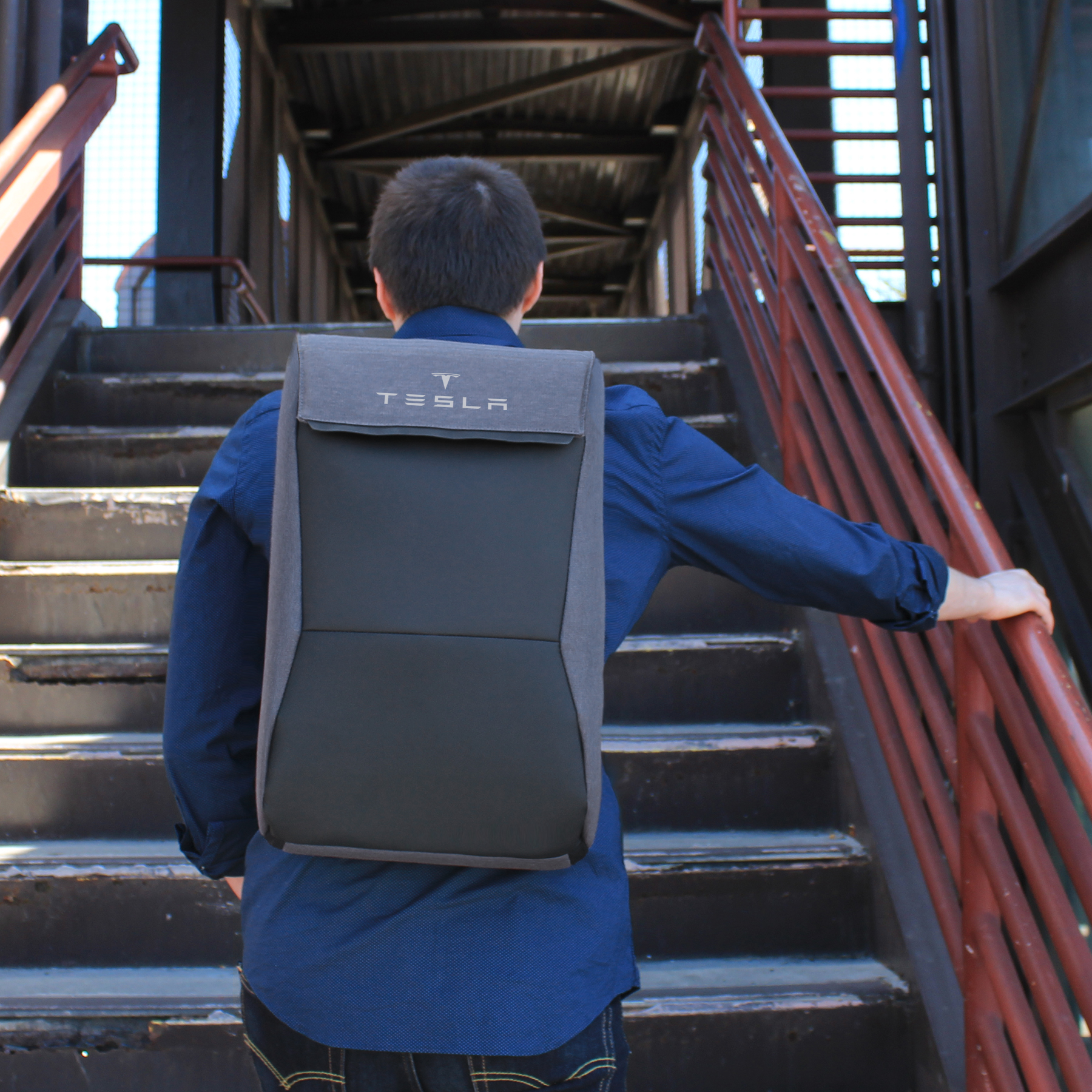 NYC - 15.6" Padded Laptop Backpack with USB Portal 2