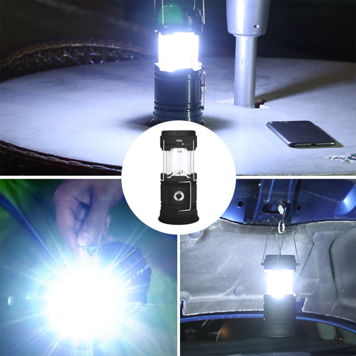 Camping Lantern Solar Rechargeable 2