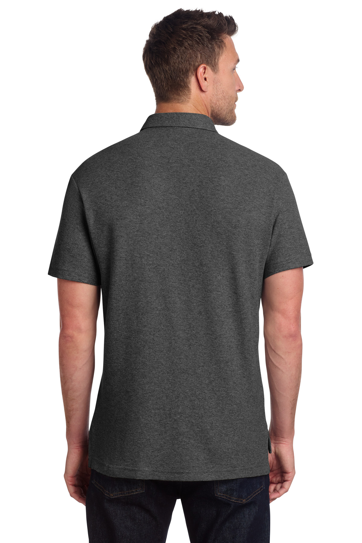 Port Authority C-FREE Cotton Blend Pique Pocket Polo K868 2