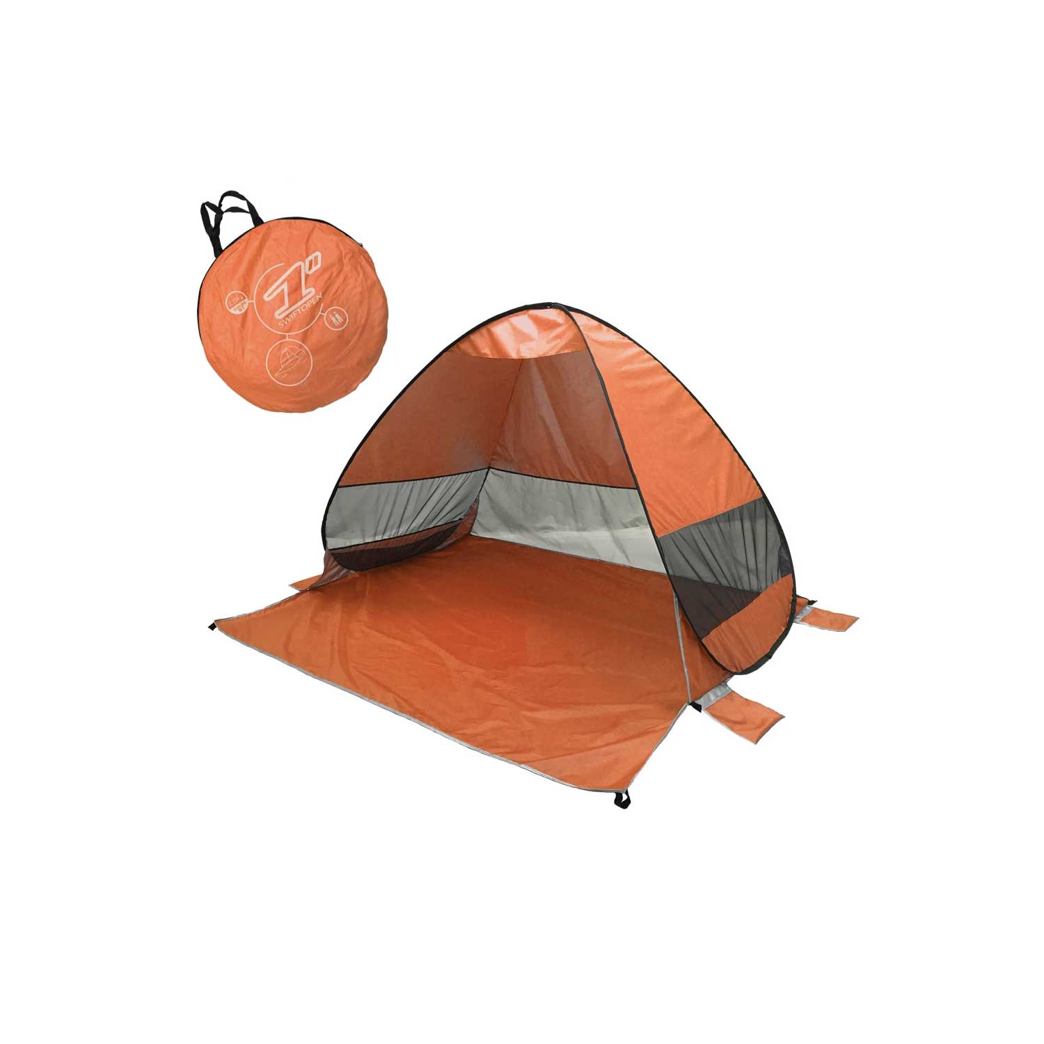 2-Second Pop-Up Beach Tent for Instant Sun Shelter 6